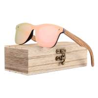 CE FDA unisex custom logo pink glasses zebra wood sunglasses 2020