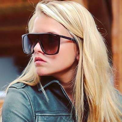 wholesale good quality plastic sun shades trendy big square glasses custom logo fashion oversized sunglasses