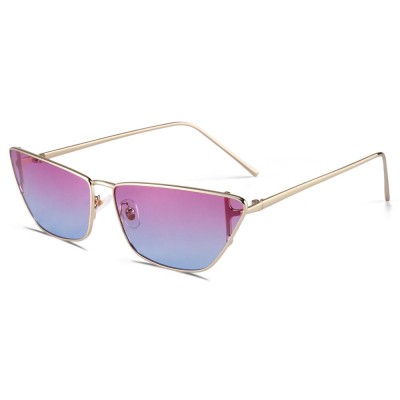 Italy fashion vintage metal metal sun glasses women 2019