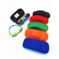 Ben Qian Cute car shaped kids glasses cases, sun glasses kids eyeglass cases, EVA kids glasses holder